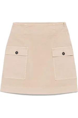 PESERICO SIGN Kort nederdel i twill