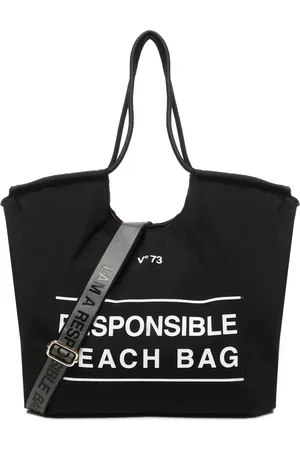 V°73 Strandtaske med logotryk