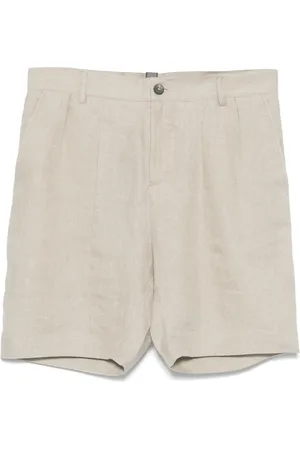 Sease Bermuda-shorts med sildebensmønster