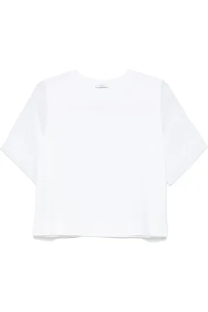 PESERICO SIGN T-shirt med organza-detalje