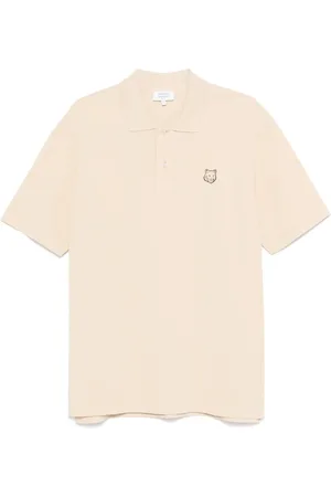 Maison Kitsuné Polo med Bold Fox Head-mærke