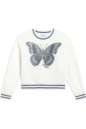 Dolce & Gabbana Sweatshirt med sommerfuglemotiv