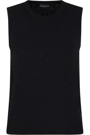 Armani Exchange Vest i jacquard med monogram