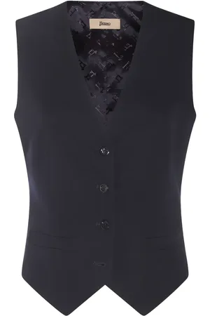 HERNO Vest med logo-jacquard