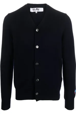 Comme des Garçons X the Artist Invader cardigan