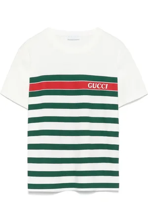 Gucci T-shirt med Web-detalje