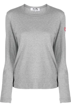 Comme des Garçons X the Artist Invader T-shirt med pixeleret applikation