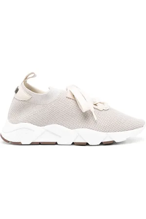 PESERICO SIGN Strikkede sneakers i lurex