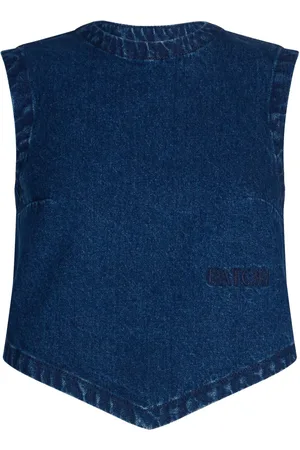 Patou Tørklædetop i denim