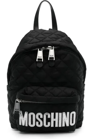 Moschino Quiltet rygsæk med logo