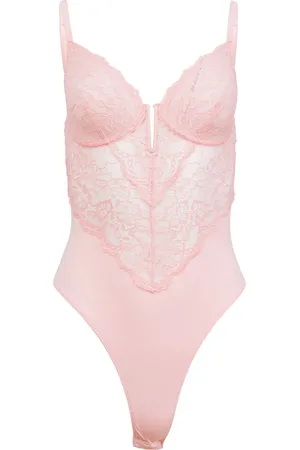 FLEUR DU MAL Bianca bodysuit med blonder