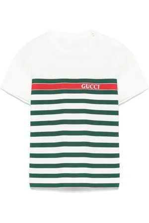 Gucci T-shirt med Web-detalje