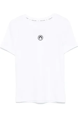 Marine Serre T-shirt med månelogo