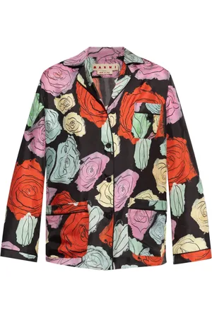 Marni Skjorte med blomstermotiv
