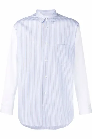 Comme des Garçons Stribet langærmet skjorte