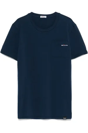 Kiton T-shirt med logobroderi
