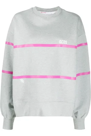 GCDS Sweatshirt med stribedetalje