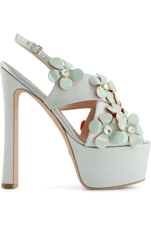 Giambattista Valli Sandaler med blomsterapplikation
