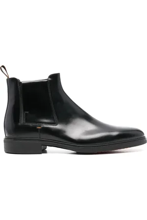 santoni Chelsea-støvler i læder
