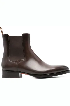 santoni Chelsea-støvler i læder