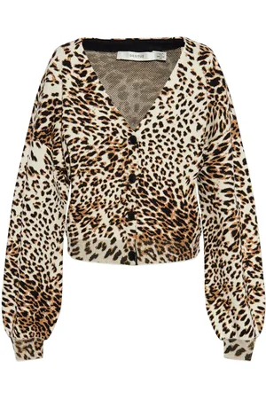 Gestuz Cardigan med leopardtryk