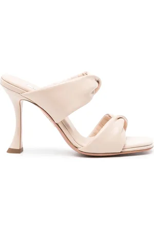 Aquazzura Twist 95mm mules i læder