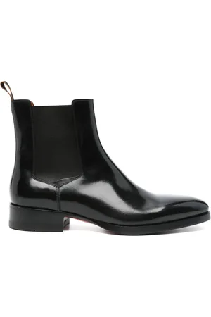 santoni Chelsea-støvler i læder
