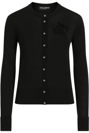 Dolce & Gabbana Cardigan med blomster-applikation