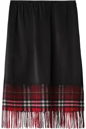 Burberry Mellemlang nederdel med frynser