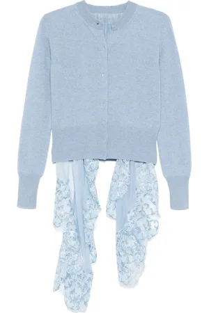 ERMANNO SCERVINO Cardigan med tørklæde-detalje
