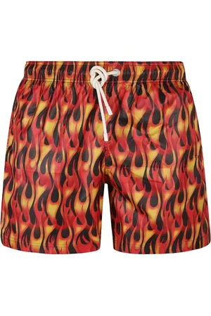 Palm Angels Badeshorts med flammetryk