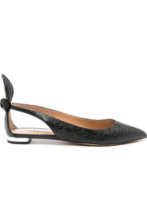 Aquazzura Ballerinaer i læder med butterfly