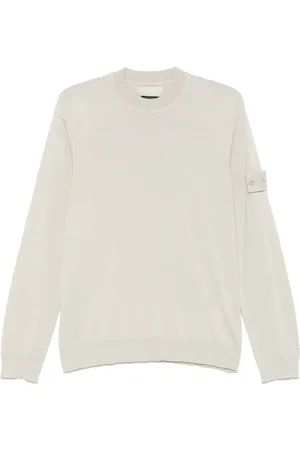 Stone Island Sweater med kompasmærke