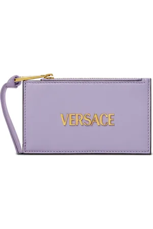VERSACE Kortholder med lynlås og mærke