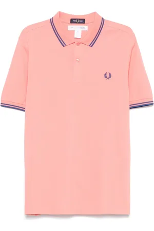 Comme des Garçons X Fred Perry polo med logobroderi