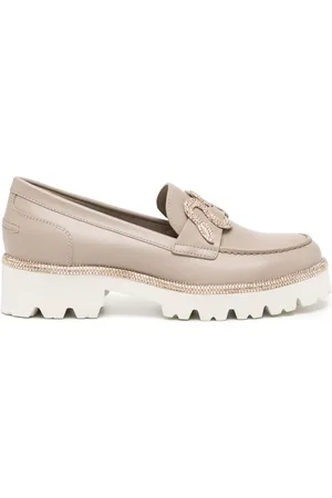 RENE CAOVILLA Morgana 40mm loafers i læder