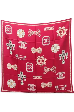 CHANEL CC-tørklæde fra 1986-1988