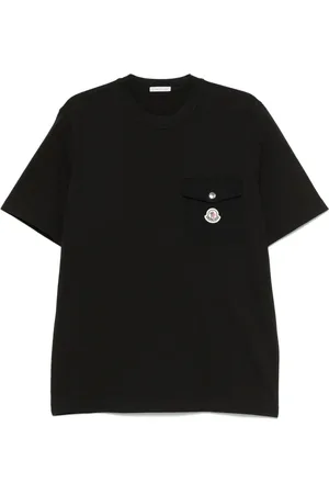 Moncler T-shirt med logomærke