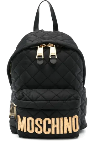 Moschino Quiltet rygsæk med logo