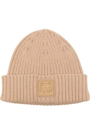 Maison Kitsuné Hue med bold-fox-head lædermærke