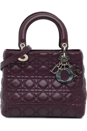 Dior Medium Cannage Lady Dior satchel-taske i lammeskind fra 2011