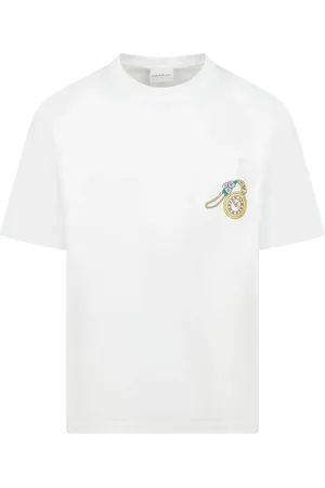 Drôle de Monsieur T-shirt med broderet detalje