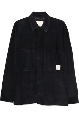 Emporio Armani Skjortejakke i ruskind