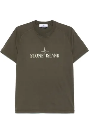 Stone Island T-shirt med logotryk