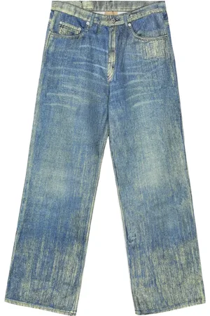 Camper Jeans med slitageeffekt og lige ben