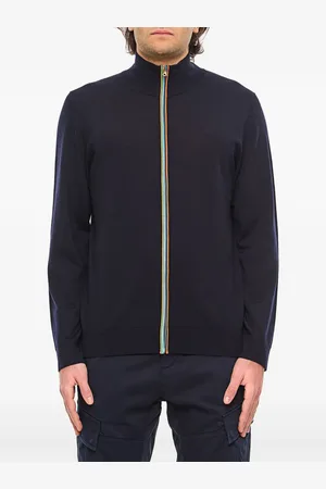 Paul Smith Cardigan med artist-stripe-kant
