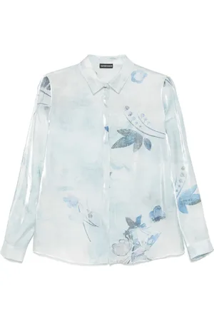 Emporio Armani Blomstret skjorte
