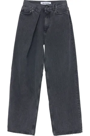 Won Hundred Jeans med plisseret detalje