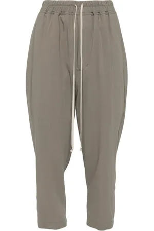 Rick Owens Cropped Astaires bukser med snoretræk