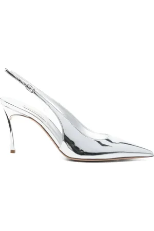 Casadei 90 mm metalliske pumps